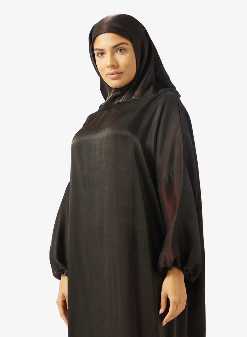 hayas closet  Shirred Sleeve Prayer Dress for Women | Best Price UAE